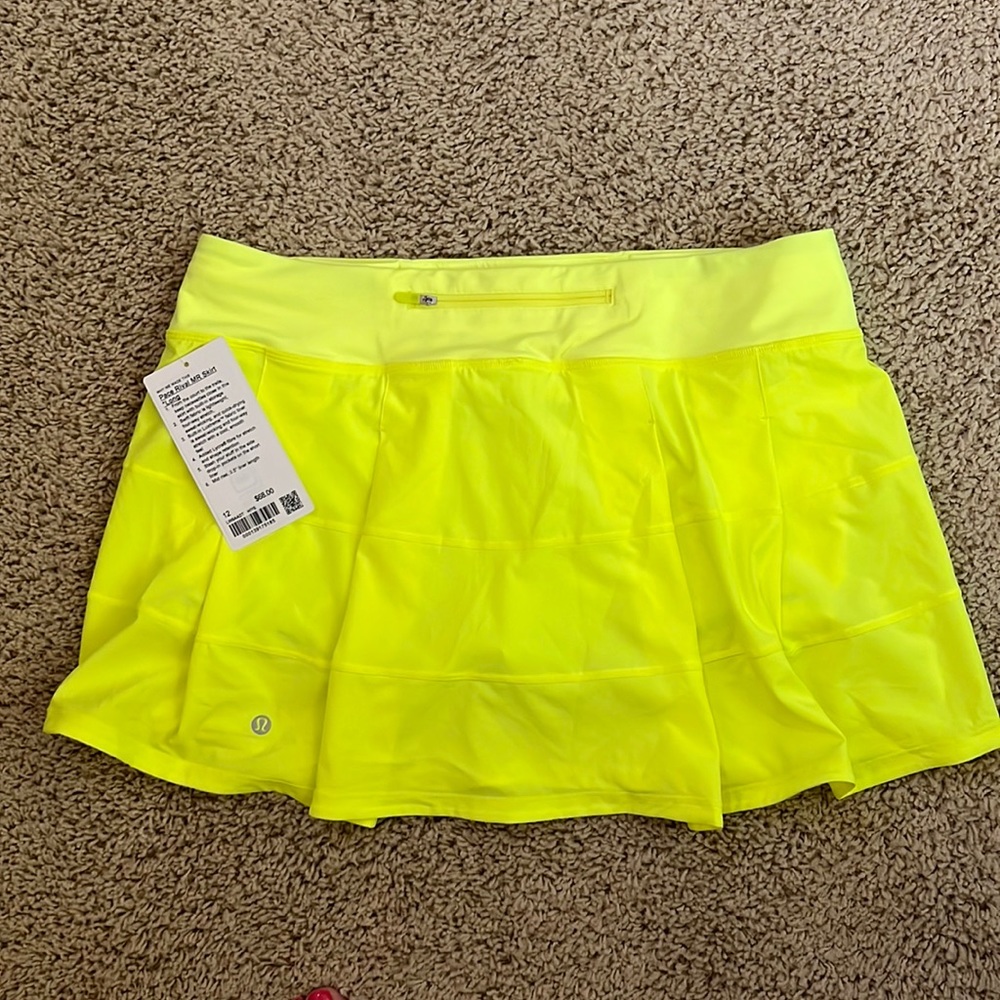 Lululemon Pace Rival Skirt 12 Tall NWT